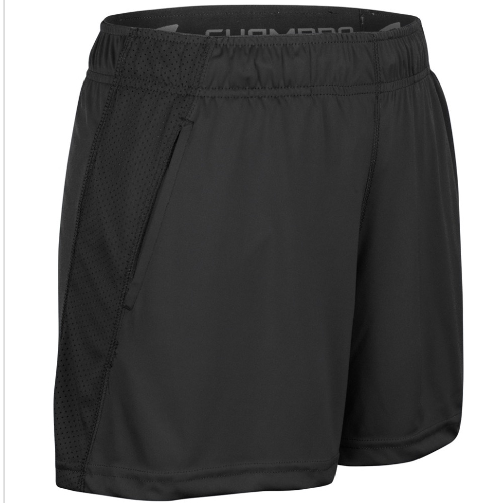 Champro Women’s Dri-Gear Performance Comfort Durability Shorts Size Medium Black